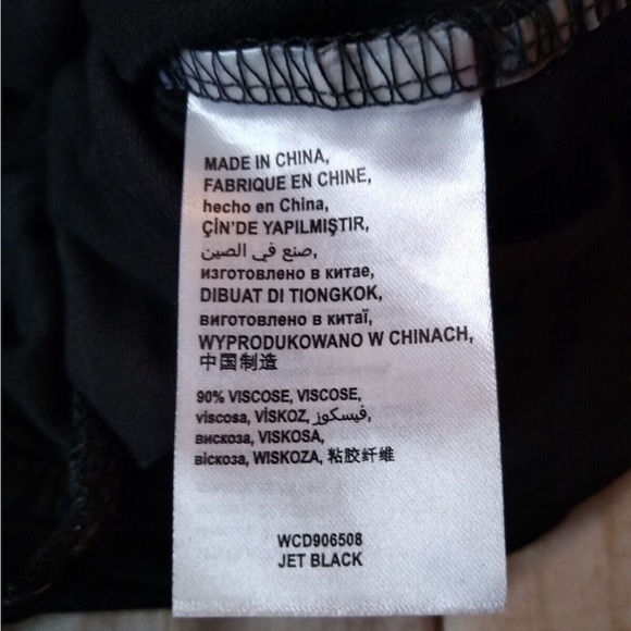 BeBe Xl Faux Wrap Black Dress NWT - Picture 4 of 5